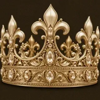 Jeweled royal crown — Red Lion