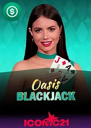 Oasis Blackjack live game cover