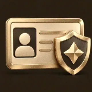 Secure identity card — Red Lion