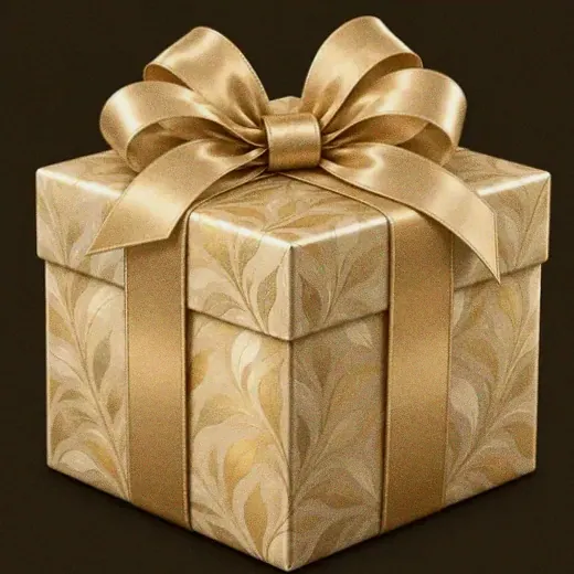 Ribbon gift box — Red Lion