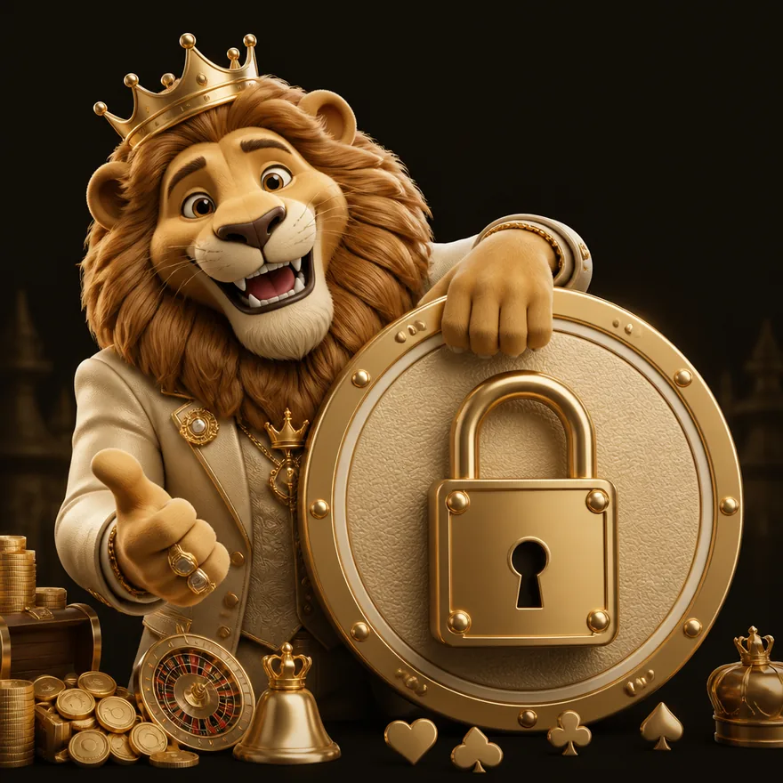 Padlock emblem — Red Lion