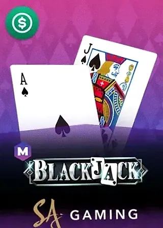M Blackjack live game cover