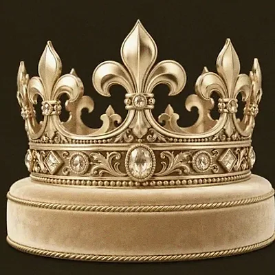 Jeweled royal crown — Red Lion