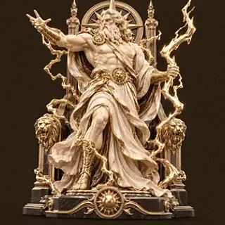 Thunder god zeus — Red Lion