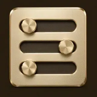 Three-knob control panel — Red Lion