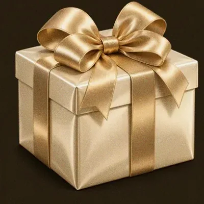 Ribboned gift box — Red Lion