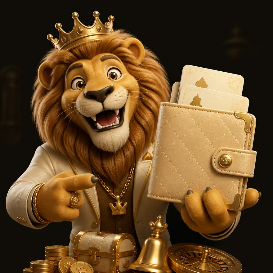 Leather wallet — Red Lion