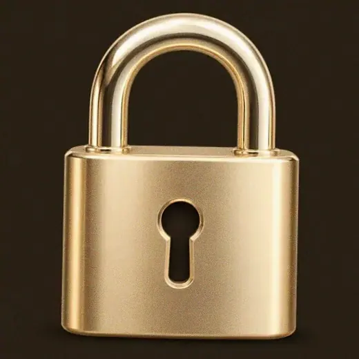 Metal padlock — Red Lion